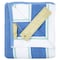 Arkwright Home Aston & Arden Pinstriped Beach Towel 35x70 Blue/Green BT-PINSTR-25BG - alternate 1
